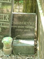 Соловейчик Мира Цодик-Ицковна, Москва, Востряковское кладбище