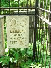 Майдель Броня Мордуховна, Москва, Востряковское кладбище