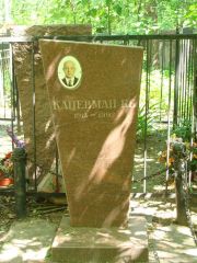 Кацевман Б. Б., Москва, Востряковское кладбище