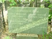 Ломоносова Софья Давидовна, Москва, Востряковское кладбище