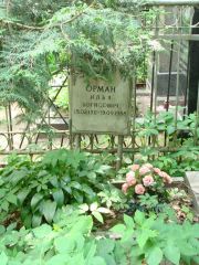 Орман Илья Борисович, Москва, Востряковское кладбище