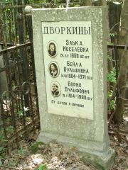 Дворкин Борис Вульфович, Москва, Востряковское кладбище