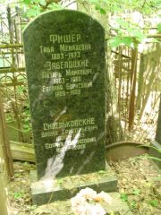 Фишер Таба Менахевна, Москва, Востряковское кладбище