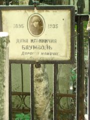 Баумволь Дина Ильинична, Москва, Востряковское кладбище