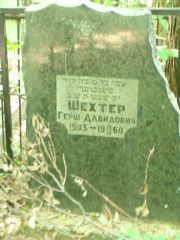Шехтер Герш Давидович, Москва, Востряковское кладбище