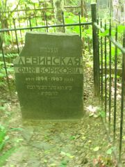 Левинская Фаня Борисовна, Москва, Востряковское кладбище