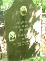 Феликсон Софья Михайловна, Москва, Востряковское кладбище