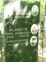 Феликсон Нина Исааковна, Москва, Востряковское кладбище