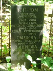 Зон-Зам Зинаида Семеновна, Москва, Востряковское кладбище