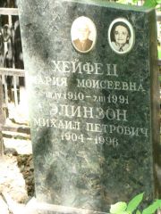 Элинзон Михаил Петрович, Москва, Востряковское кладбище