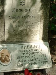 Лившиц Иерахмииль Симонович, Москва, Востряковское кладбище