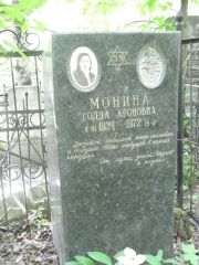 Монина Голда Ароновна, Москва, Востряковское кладбище