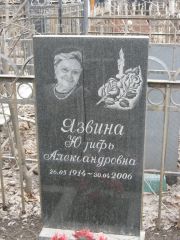 Язвина Юдифь Александровна, Москва, Востряковское кладбище