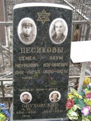 Песиков Семен Наумович, Москва, Востряковское кладбище