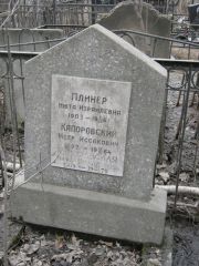 Капоровский Меер Исаакович, Москва, Востряковское кладбище