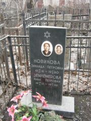 Новикова Зинаида Петровна, Москва, Востряковское кладбище