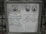 Гроссман Поля Алтеровна, Москва, Востряковское кладбище