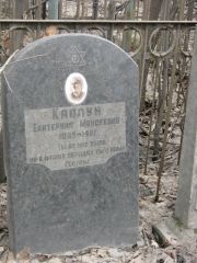 Каплун Екатерина Моисеевна, Москва, Востряковское кладбище