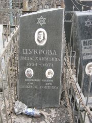 Цукрова Лиза Хаимовна, Москва, Востряковское кладбище