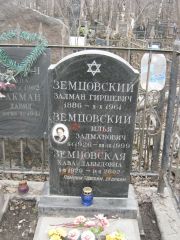 Земцовский Залман Гиршевич, Москва, Востряковское кладбище