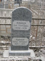 Колкер Хая Танфелевна, Москва, Востряковское кладбище