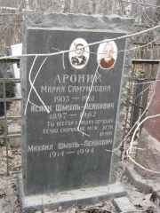 Ароник Михаил Шмуль-Лейбович, Москва, Востряковское кладбище