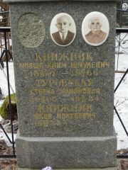 Книжник Мовша-Хаим Шмулевич, Москва, Востряковское кладбище