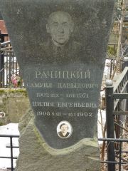 Рачицкий Самуил Давыдович, Москва, Востряковское кладбище