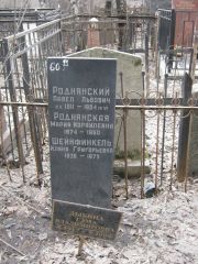 Роднянский Павел Львович, Москва, Востряковское кладбище