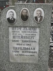 Перельман Элька Шмульевна, Москва, Востряковское кладбище