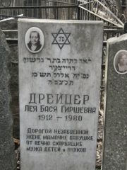 Дрейцер Лея-Бася Гиршевна, Москва, Востряковское кладбище