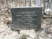 Альтман Борис Данилович, Москва, Востряковское кладбище