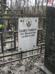 Басина-Гринберг Лея Менделеевна, Москва, Востряковское кладбище