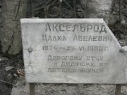 Аксельрод Цалка Абелевич, Москва, Востряковское кладбище