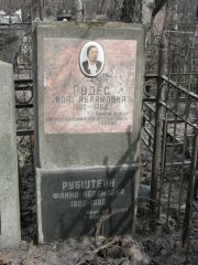 Рубштейн Фаина Абрамовна, Москва, Востряковское кладбище