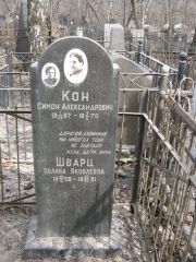 Шварц Полина Яковлевна, Москва, Востряковское кладбище