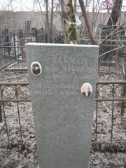 Бекман Яков Израилевич, Москва, Востряковское кладбище