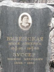 Зуссер Шимон Меерович, Москва, Востряковское кладбище