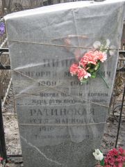 Ратинская Эття Марковна, Москва, Востряковское кладбище