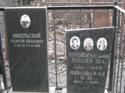 Никольский Георгий Иванович, Москва, Востряковское кладбище