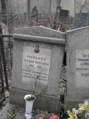Маркова Ревекка Яковлевна, Москва, Востряковское кладбище