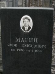 Магин Яков Давидович, Москва, Востряковское кладбище