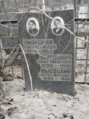 Высоцкий Самуил Маркович, Москва, Востряковское кладбище