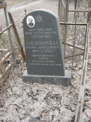 Сандомирская Рахиль Шмуиловна, Москва, Востряковское кладбище