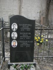 Ходорова Вудля Срульевна, Москва, Востряковское кладбище