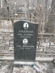 Либенсон Хана Залмовна, Москва, Востряковское кладбище