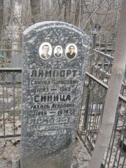 Синица Рахиль Лейбовна, Москва, Востряковское кладбище