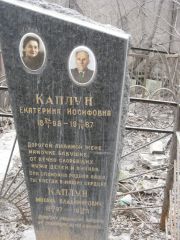 Каплун Екатерина Иосифовна, Москва, Востряковское кладбище