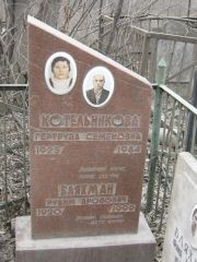 Котельникова Гертруда Семеновна, Москва, Востряковское кладбище