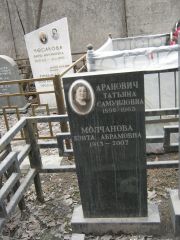 Молчановна Бэйта Абрамовна, Москва, Востряковское кладбище